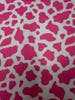 Mini Pink Cowhide DBP Fabric by the Yard on double brushed poly fabric — thumbnail 6