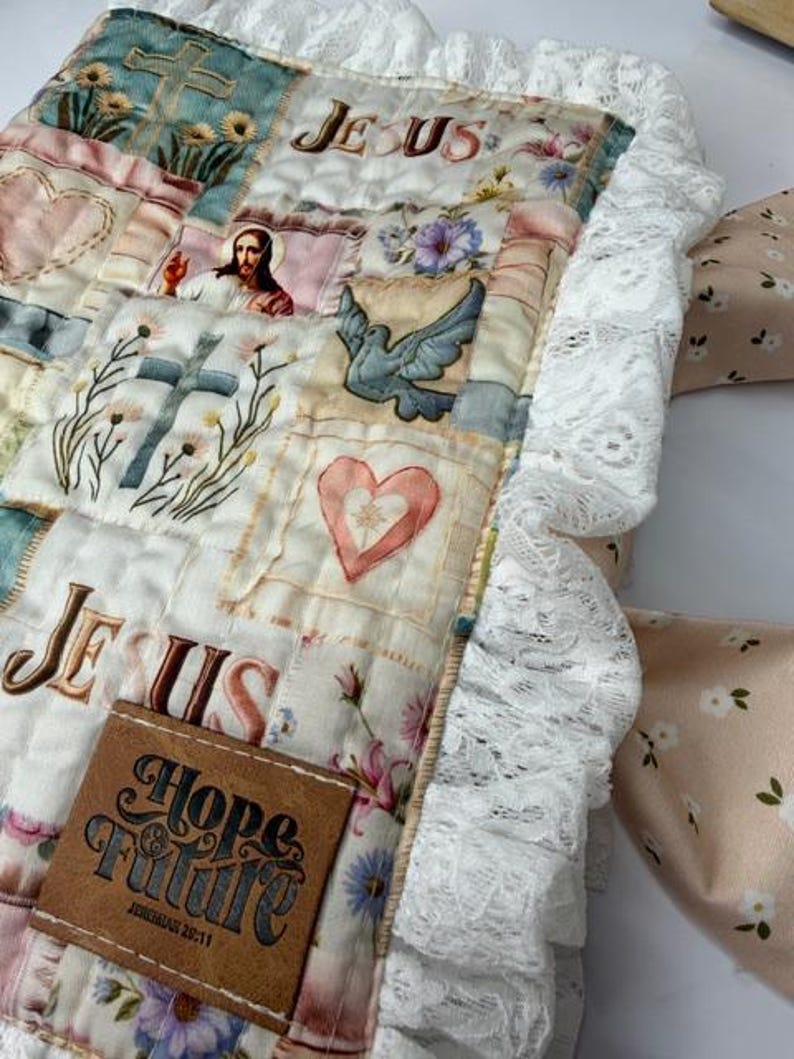 Handcrafted Quilted Bible & Journal Cover — Bible covers, journal covers, handmade unique gifts