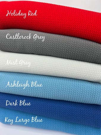 Solid Bullet Knit Fabrics on bullet liverpool knit fabric