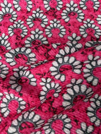 Hot Pink Marble Western Squash Cluster Bullet Fabric by the Yard on bullet liverpool knit fabric