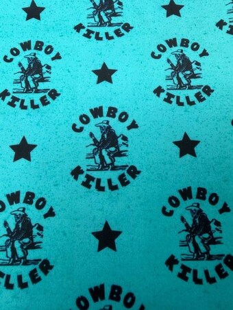 Cowboy Killer Swim Spandex Fabric on swim spandex fabric