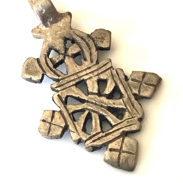 Ethiopian Coptic Cross, Cross, Silver Alloy Cross, Cross Pendant,African Pendant,Ethiopian Jewelry