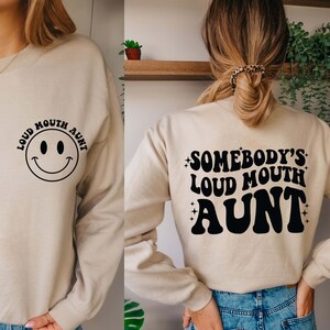 Jemand ist lauter Mund Tante SVG Png, lustige Tante svg Png, Tante Leben svg Png, stolze Tante svg Png, beste Tante svg geschnitten Dateien für Cricut
