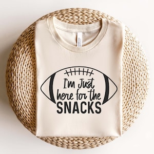 I'm Just Here For The Snacks  SVG PNG, Super Bowl Svg, Football Mom Svg, Funny Football Svg, Halftime Show Svg, Football Svg File For Cricut