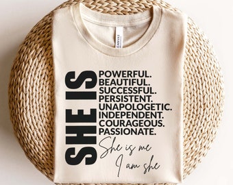 Woman Affirmation Svg, She Is Svg, Positive Svg, She Is Creative Svg, Motivational Svg, She Is Kind Svg, You Matter Svg, Svg Cut File Cricut