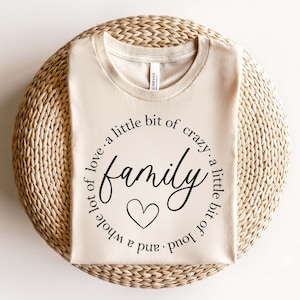 Familie A little bit of crazy A little bit of loud A whole lot of love Svg, Familie Svg, Bauernhof Svg, Bauernhof Svg, Bauernhof Svg