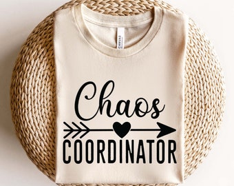 Chaos Coordinator SVG PNG, Mom Life Svg, Mom Mode Svg, Gift For Mom, Mom Vibes Svg Cut Files For Cricut, Instant Digital Download