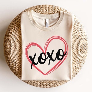 Knuffels en kussen SVG PNG, Xoxo svg, Love Shirt svg, Handgetekend Hart svg, Liefde svg, Digitale Download, Xoxo Cut File, Clip Art, Sublimatie