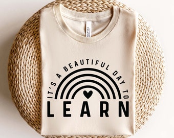 It’s A Beautiful Day To Learn SVG PNG, Best Teacher Svg, Teach Svg, Favorite Teacher Svg, Gift For Teacher, Teacher Shirt Svg Cut Files