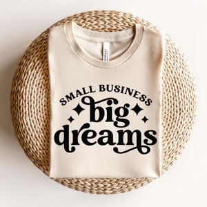Small Business Big Dreams SVG PNG, Small Business Owner Svg, Inspirerende Quote Svg, Self Empowering Svg, Boss Babe Svg, Ondernemer Svg