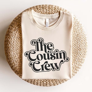 Cousin Crew SVG PNG, Cousins SVG, Familientreffen SVG, neu in die Crew SVG, Cousin Squad SVG, Cousin Team geschnitten Dateien für Cricut