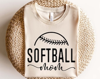 Softball Mom Svg, Softball Svg, Softball Shirt Svg, Sports Mom Cut Files, Softball Girl Svg, Softball Women Svg, Baseball Svg Files Cricut