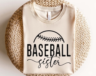 Baseball Sister SVG PNG, Baseball Sis Svg, Baseball Sister Shirt Svg, Baseball Cut File For Cricut, Sister Svg, Sister Shirt Svg