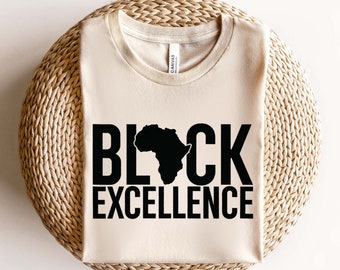 Black Excellence SVG PNG, Black Queen Svg, Black History Month Svg, Black King Svg, Black Man Svg, Black Woman Svg, African American Svg