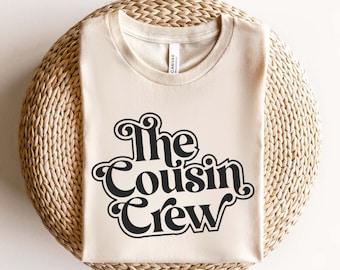 Cousin Crew SVG PNG, Cousins Svg, Family Reunion Svg, New To The Crew Svg, Cousin Squad Svg, Cousin Team Svg Cut Files For Cricut