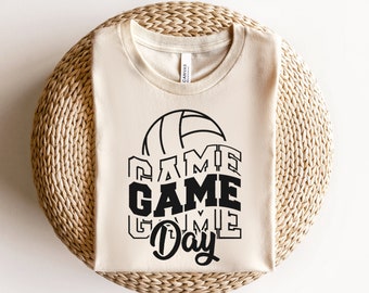 Día del Juego Svg, Equipo de Voleibol Svg, Voleibol Vida Svg, Vibraciones del Día del Juego Svg, Voleibol Cheer Svg, Voleibol Chica Svg Cortar Archivos para Cricut
