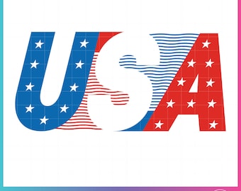 USA Svg Png, America Svg, Fourth Of July Svg, Patriotic Flag Svg, Independence Day Svg