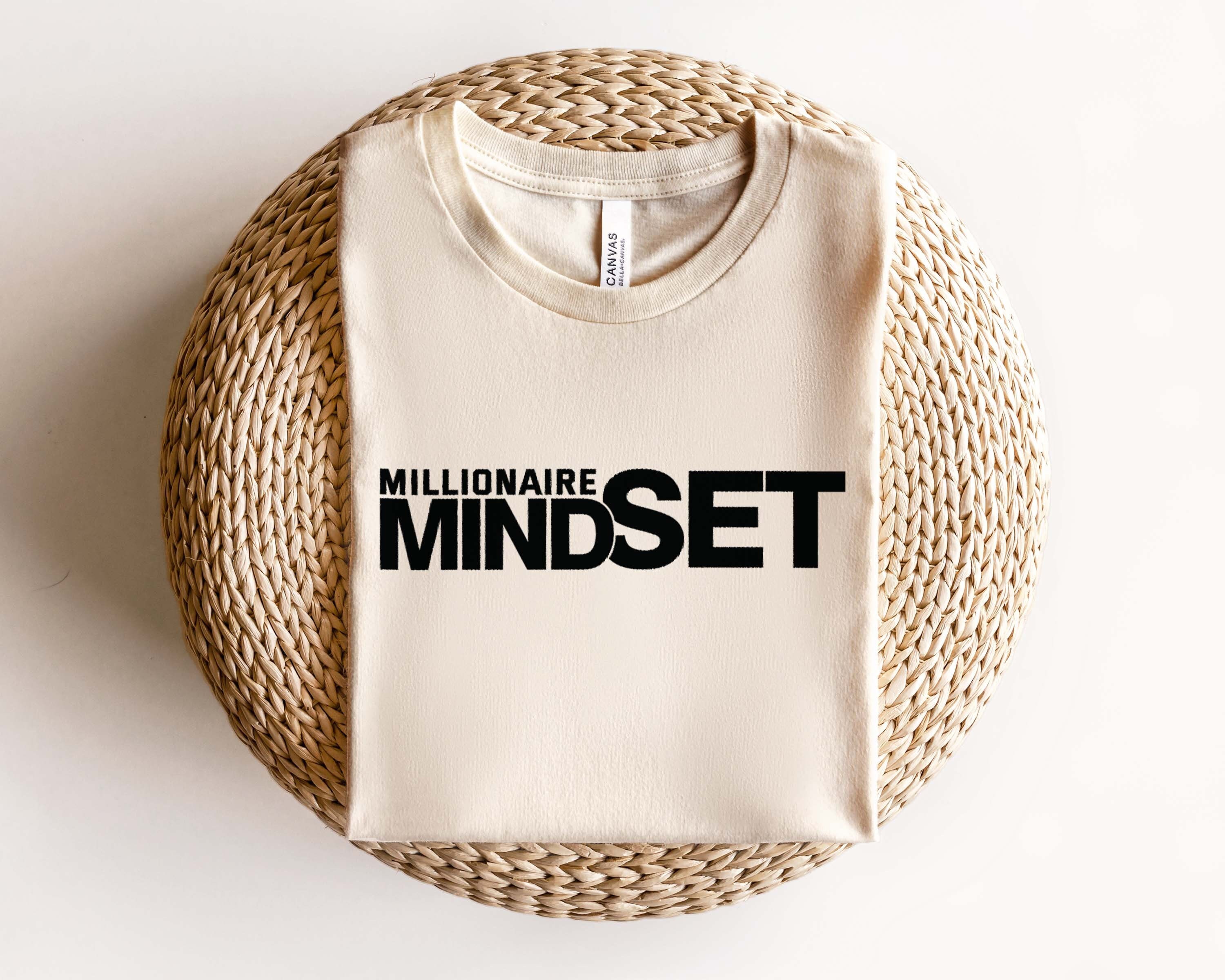  Self made MILLIONAIRE  Millionaire Mindset Tote Bag :  Clothing, Shoes & Jewelry