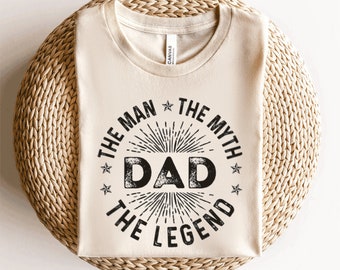 O Homem O Mito A Lenda Svg Png, Papai Svg, Pai Svg, Dia dos Pais Svg, Dad Quotes Svg