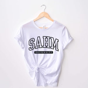 SAHM University SVG PNG, Stay At Home Mom Svg, Motherhood Svg, Mom Life Svg, Mama Shirt Svg, Mother Hustler Svg Cut File For Cricut image 2