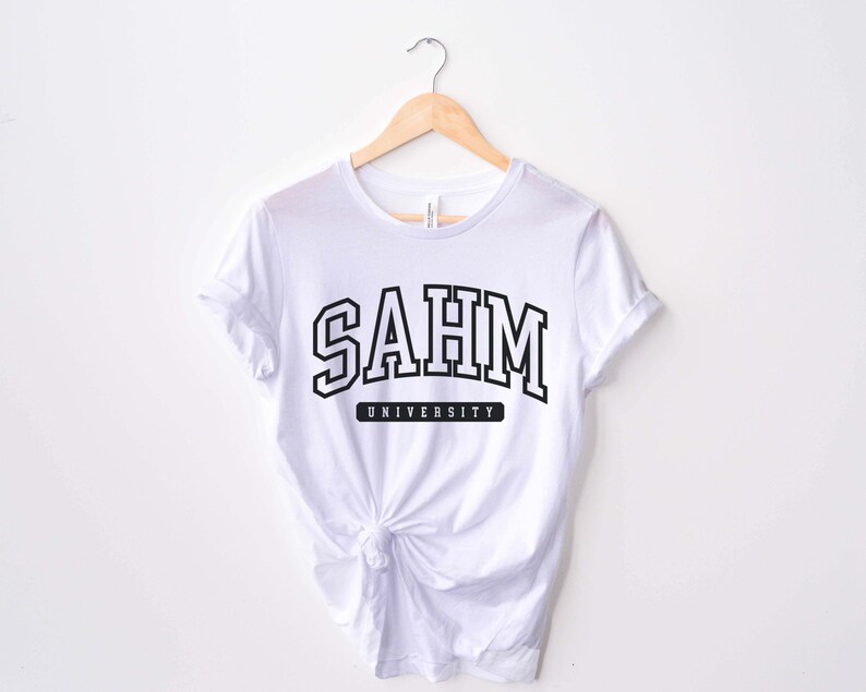 SAHM University SVG PNG, Stay At Home Mom Svg, Motherhood Svg, Mom Life Svg, Mama Shirt Svg, Mother Hustler Svg Cut File For Cricut image 2