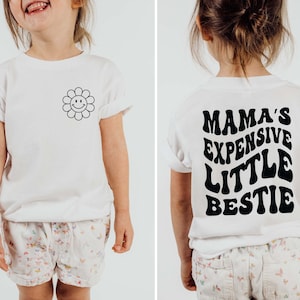 Mamas teure kleine Bestie SVG Png, Mamas Bestie SVG, Kleinkind Zitat svg, kleines Mädchen svg, niedliche Kinder svg geschnitten Dateien für Cricut