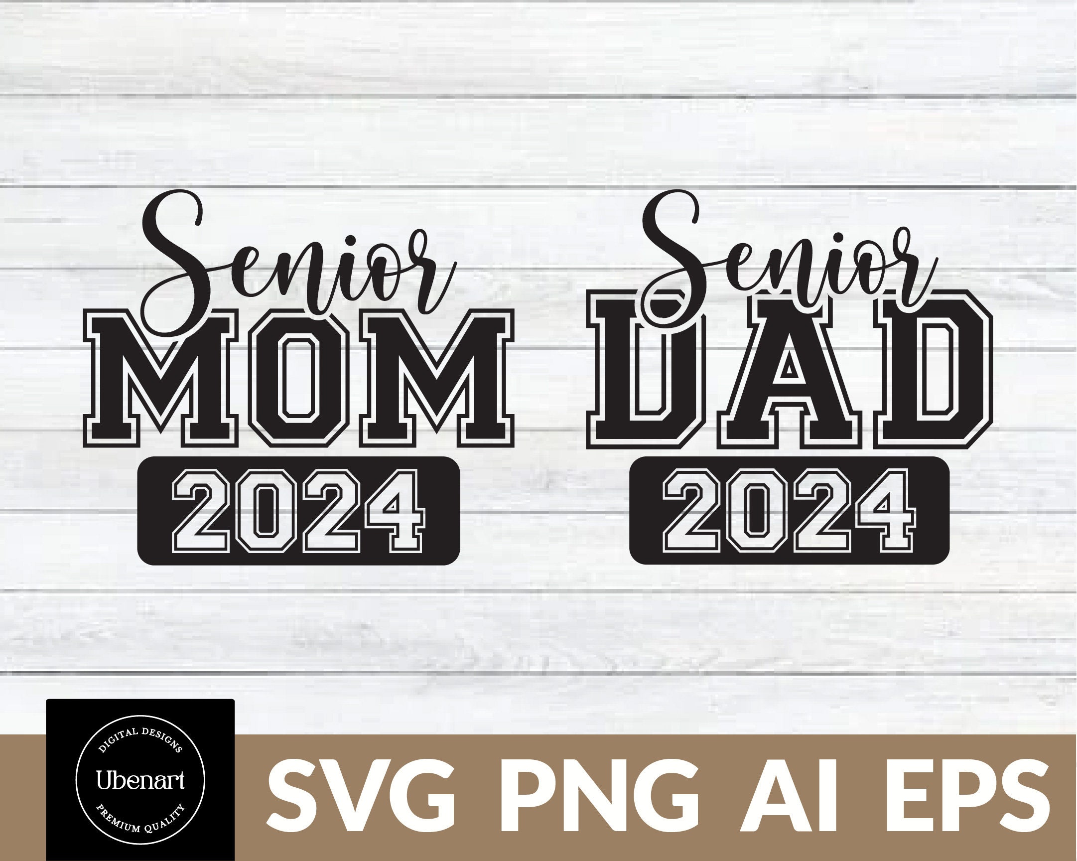 Maman senior 2024 Svg classe de 2024 Svg papa senior 2024 Etsy Canada