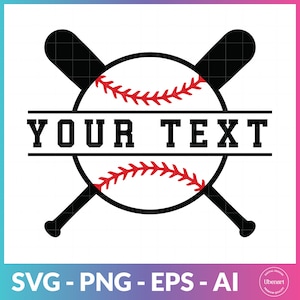 Custom Baseball Svg, Baseball Name Svg, Baseball Team Name Svg, Softball Name Svg