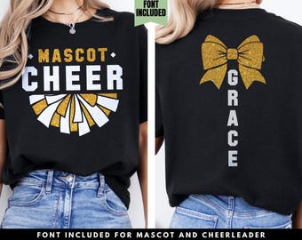 Personalized Cheer Team Template Svg, Cheer Team Shirt Svg, Cheer Mascot Svg, Cheer Mom Svg Png, Cheerleader Svg Png, Cheerleading Svg Png