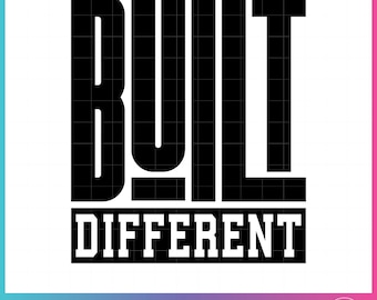 I'm Built Different Svg Png, different Svg, Motivational Sarcastic ...