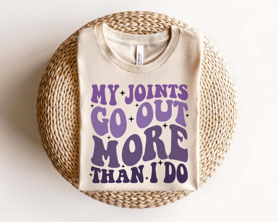 My Joints Go Out More Than I Do SVG PNG, Mom Life Svg, Hippie Mom Svg, Gift For Mom Svg, Lupus Awareness Svg Cut Files For Cricut