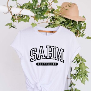 SAHM University SVG PNG, Stay At Home Mom Svg, Motherhood Svg, Mom Life Svg, Mama Shirt Svg, Mother Hustler Svg Cut File For Cricut image 3
