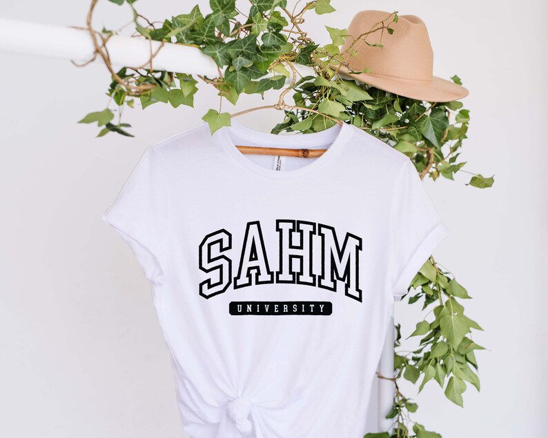 SAHM University SVG PNG, Stay At Home Mom Svg, Motherhood Svg, Mom Life Svg, Mama Shirt Svg, Mother Hustler Svg Cut File For Cricut image 3