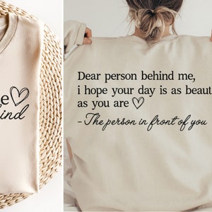 Cara persona dietro di me Svg Png, Be Kind Heart Svg, You Matter Svg, Mental Health Svg, Inspirational Svg Cut Files For Cricut
