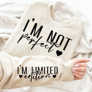 Non sono perfetto, sono Png in formato Svg in edizione limitata, Boho Inspirational Svg, Boho Motivational Svg