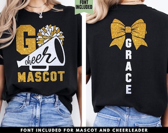 Cheer Team Template Svg, Cheer Team Shirt Svg, Mascot Cheer Mascot Svg, Cheer Mom Svg Png, Cheerleader Svg Png Design, Cheerleading Svg Png