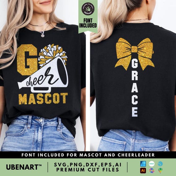 Cheer Team Template Svg, Cheer Team Shirt Svg, Mascot Cheer Mascot Svg, Cheer Mom Svg Png, Cheerleader Svg Png Design, Cheerleading Svg Png