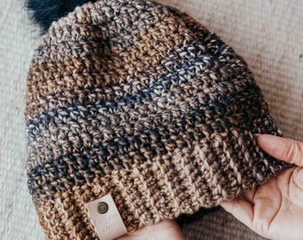 Easy Crochet beanie pattern with video