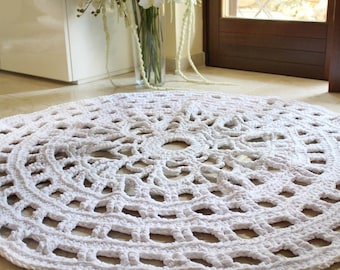 Crochet area rug, crochet round rug pattern, crochet circle rug, crochet round rug, t-shirt rug crochet, rug diy, crochet rug patterns, gift
