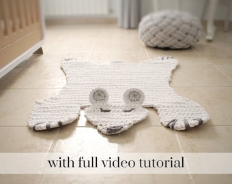 Crochet bear pattern, crochet rug, crochet rug pattern, crochet animal patterns, baby crochet patterns, t-shirt rug crochet,