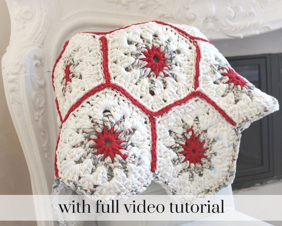 Christmas Tree Skirt Crochet Pattern With Video Christmas Crochet Patterns Gifts Christmas Crochet Ideas Crochet Projects Crafts Etsy