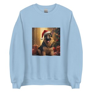 German Shepherd Shepard Dog Christmas Tree Holiday Unisex Sweatshirt FREE SHIPPING