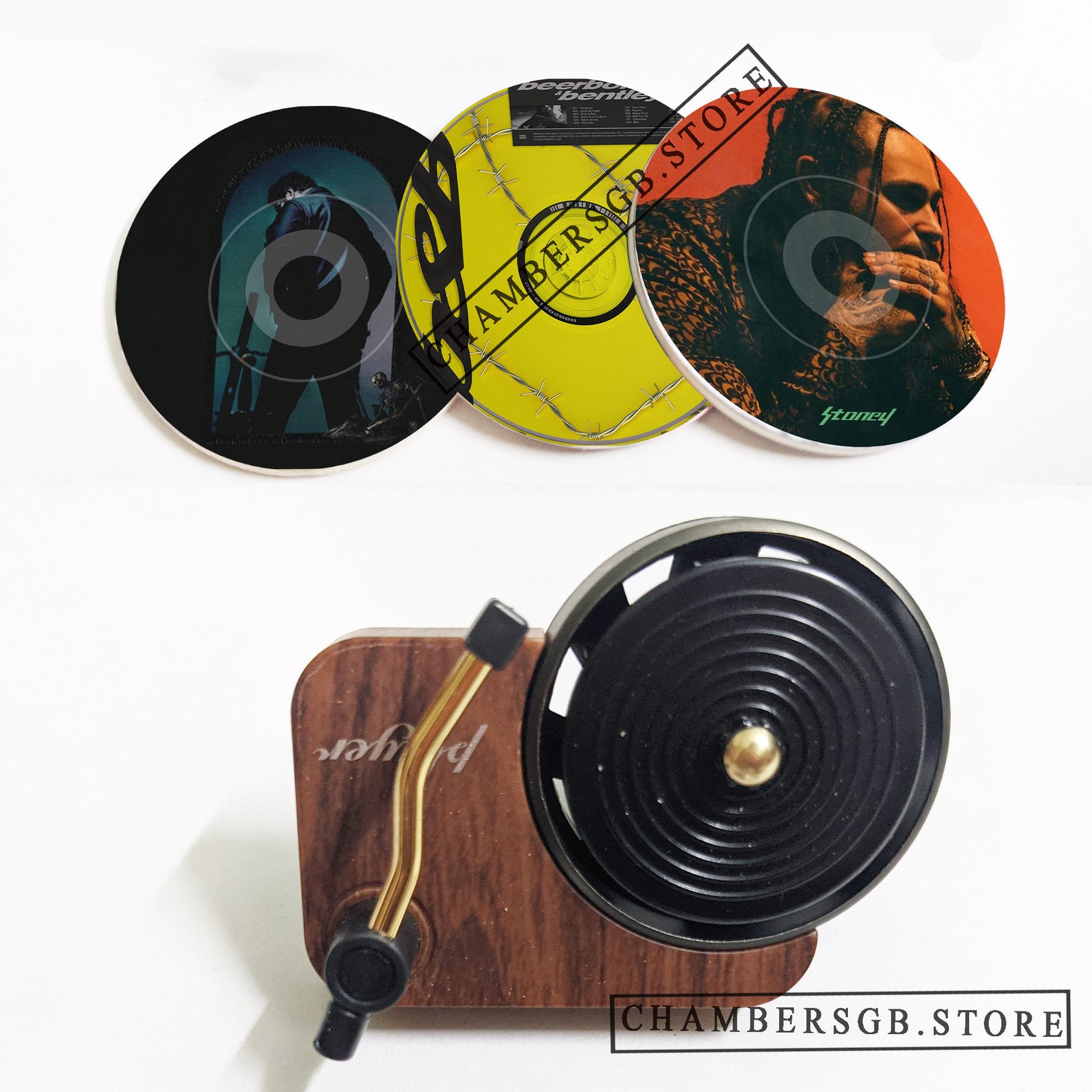 Car Air Freshener Post Malone Art Spin Phonograph Air Vent Etsy