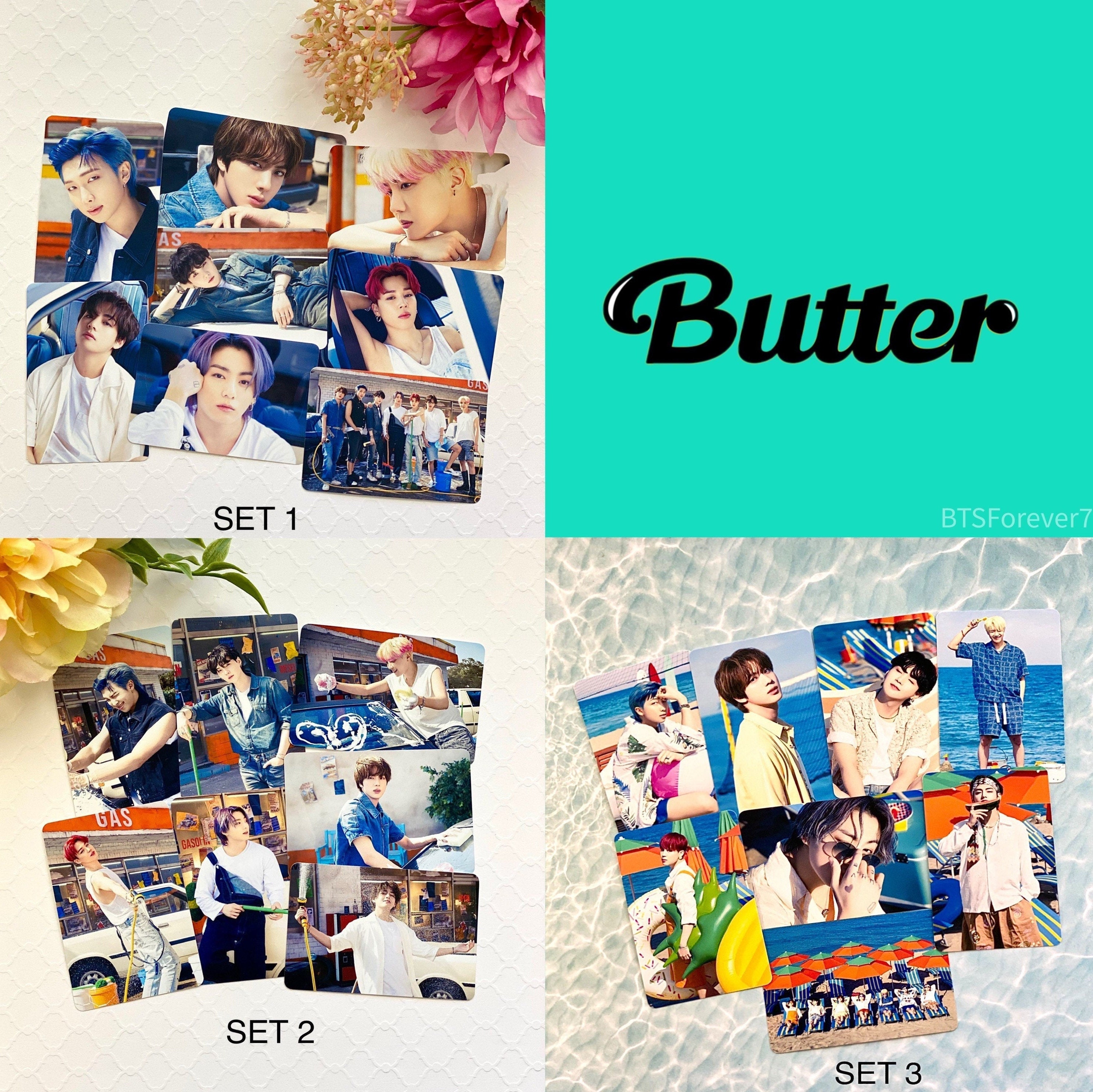 BTS Butter/Permission to Dance Concept Photo Version 3 & 4 Photocard …