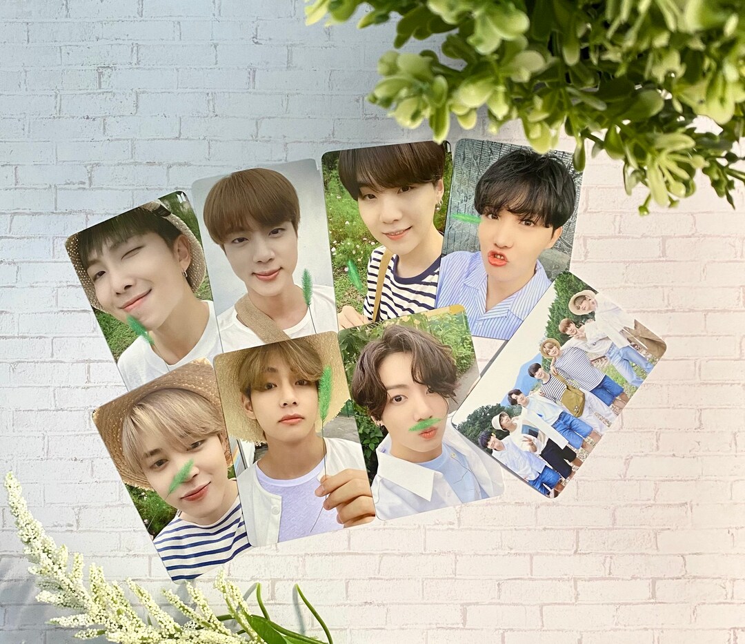 BTS 2021 Season's Greetings Selfie Photocard Set - Etsy