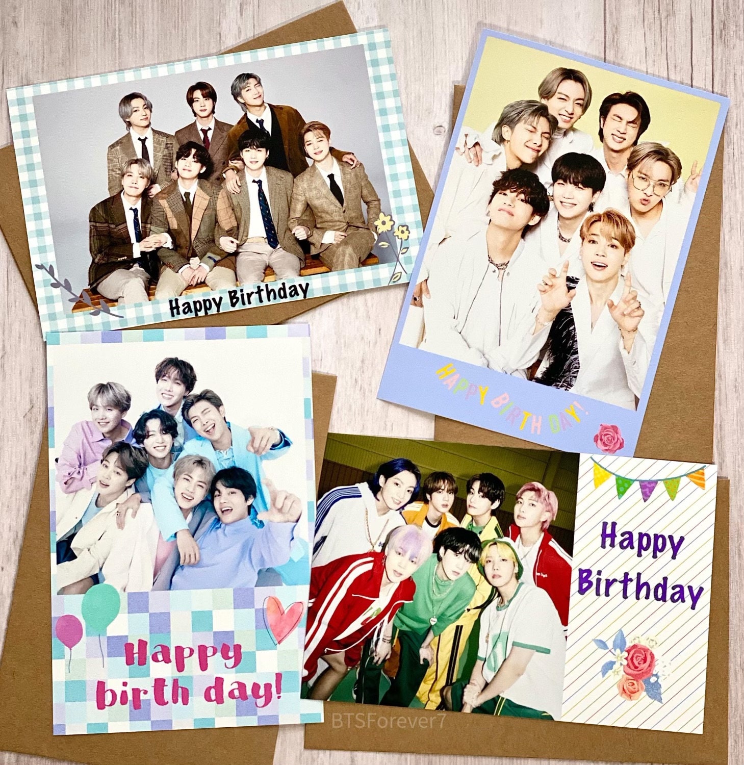 Bts birthday card - Etsy 日本