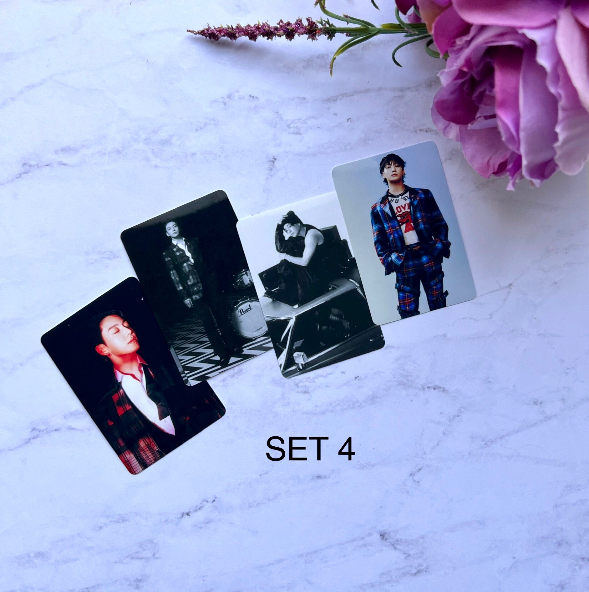 BTS Jungkook X Vogue 2023 Photocard Set - 4 SETS - Etsy