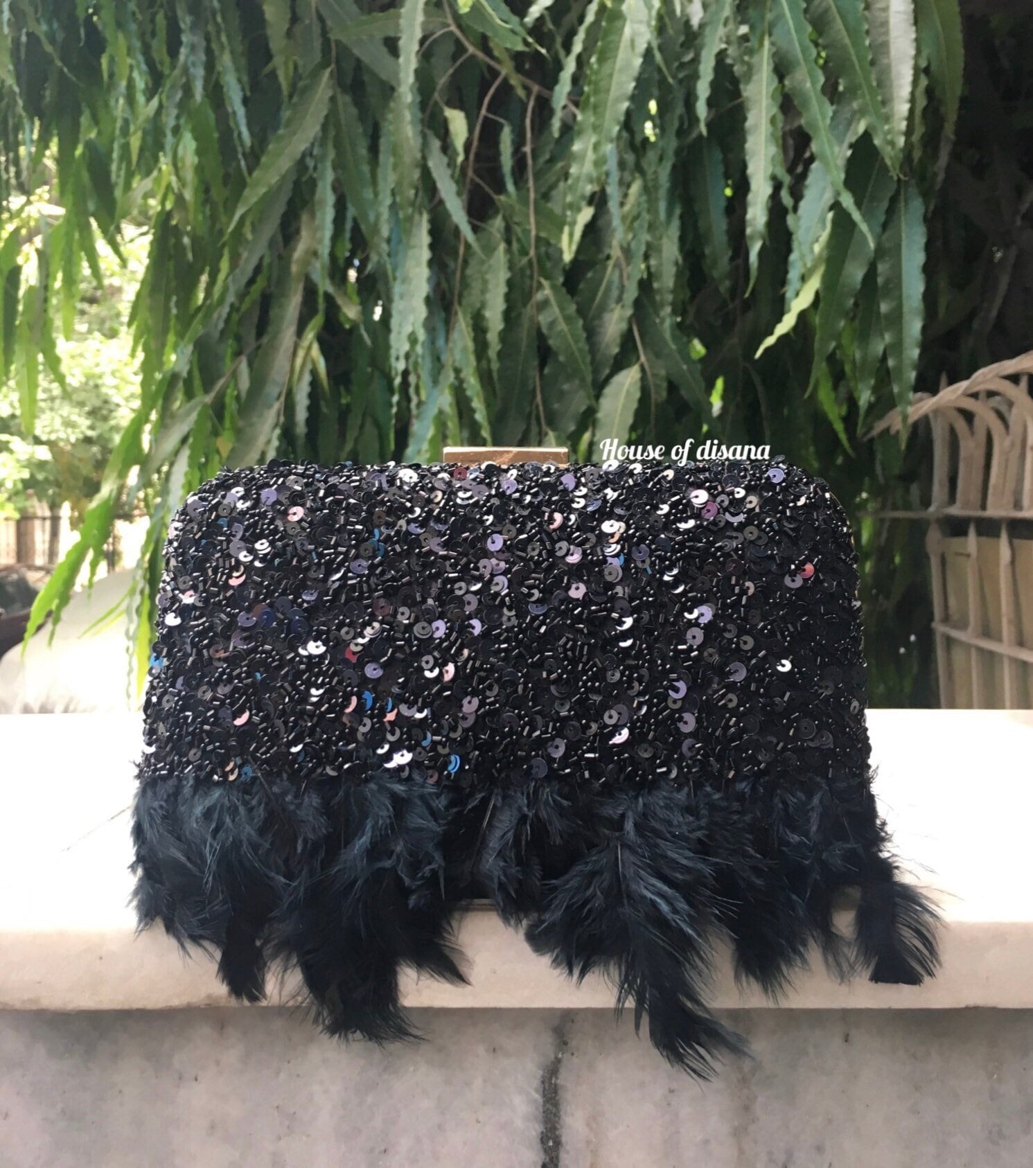 Black Feather Purse - 16 For Sale on 1stDibs  black feather bag, black  feather evening bag, black feather handbag