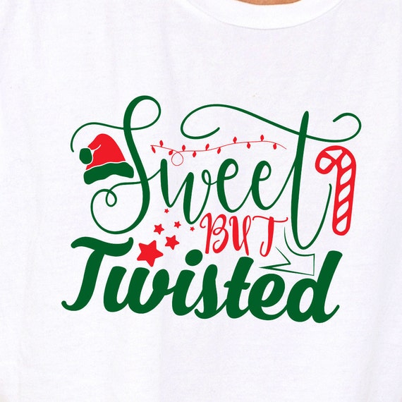 Download Sweet But Twisted Svg Eps Dxf Png Cricut Cameo Scan N Etsy