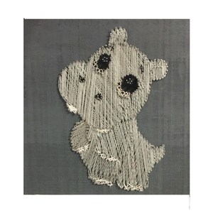 Hippo String Art -- Made to Order